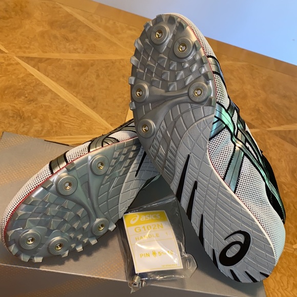 ASICS Hyper LD 4 Track & Field Spike shoes size 12.5 NWB - Picture 8 of 10